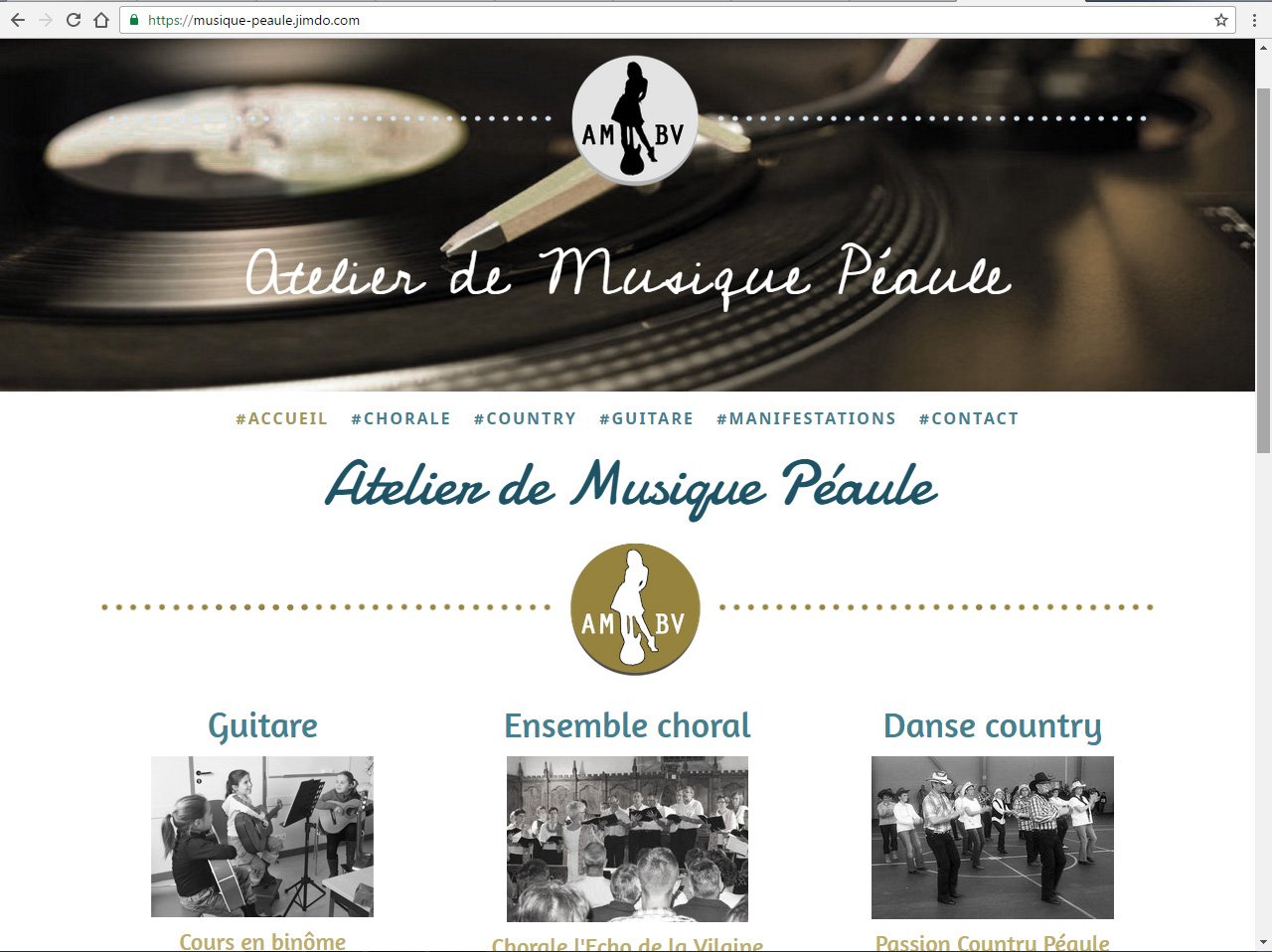 atelierdemusique-peaule.com - ©Linès Création agence web Péaule