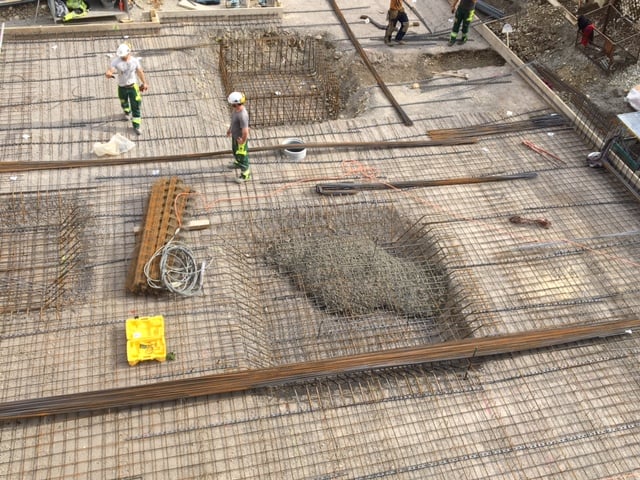 Bodenplatte - Fundamentvertiefungen