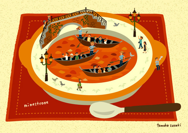 夕陽のミネストローネ