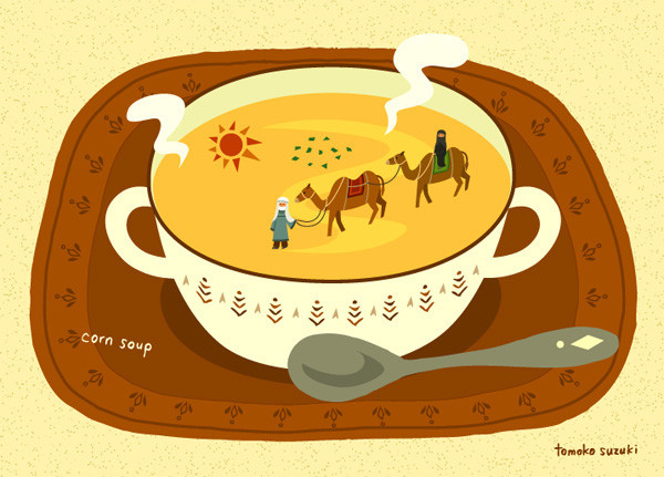 灼熱こんがりコーンスープ