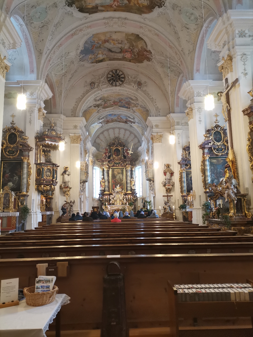 Wallfahrtskirche Weyarn - Hier durften wir am Sonntag den Erntedankgottesdienst mitfeiern