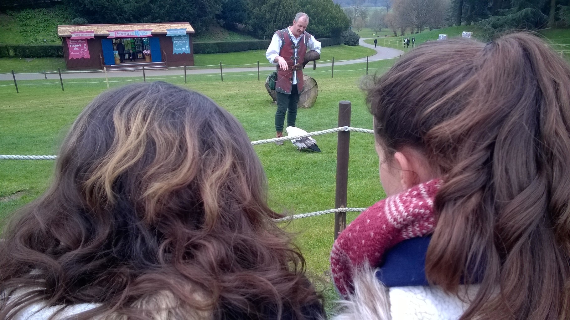 The gal w/o the ponytail is the one who Dyson just skimmed over.