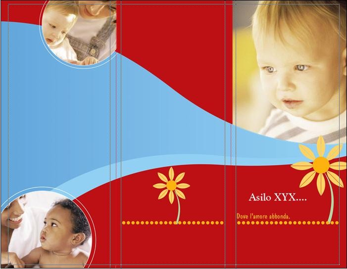 25 Brochures per asili, scuola dell'infanzia  (punti 70)