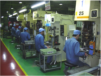 単型プレス加工ライン