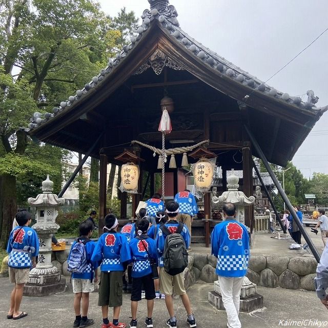 お祭り（お獅子）がんばったよ！＜小原子ども会より＞