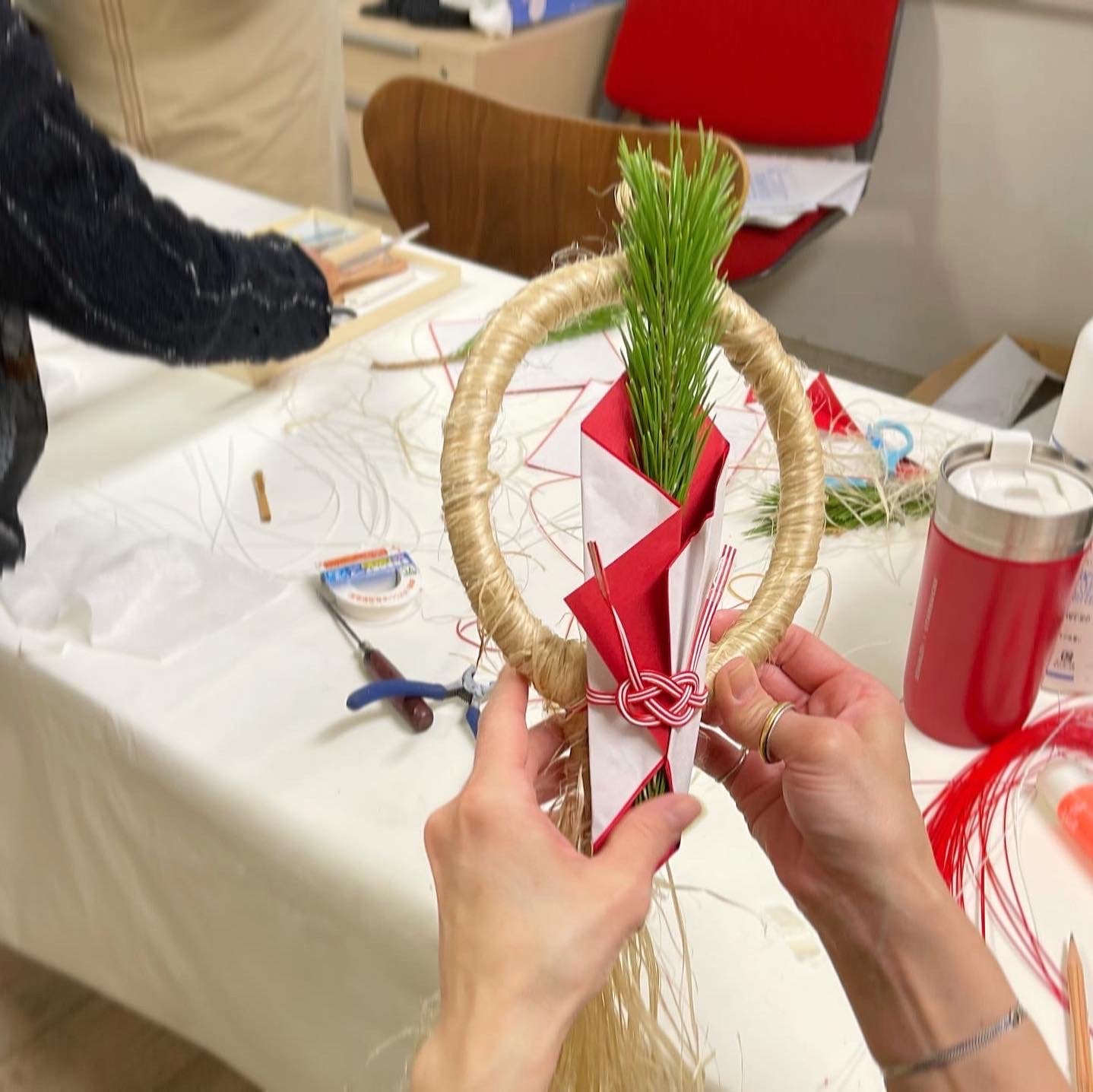 「お正月飾りを手作り」 @和ごとの会