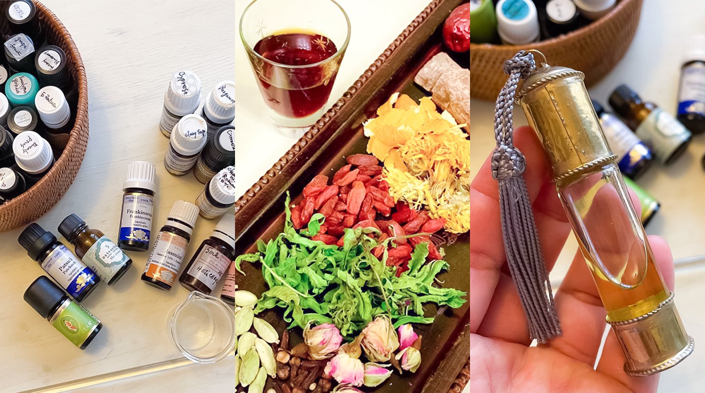 心と体のナチュラル自分ケア 〜植物や食物でやさしく自分を整える 〜 「植物由来のナチュラル香水」