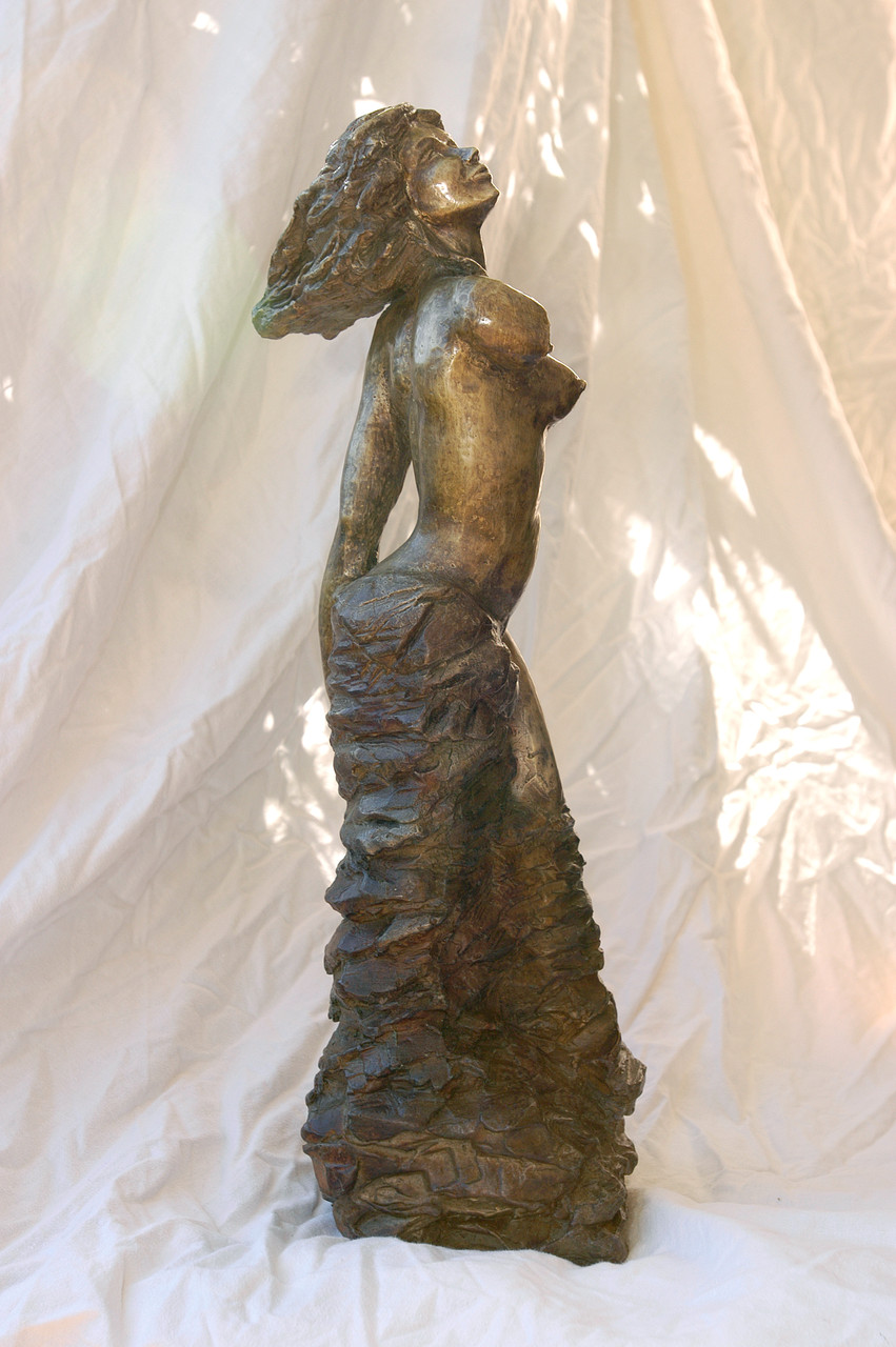 Terpsichore,  sculpture femme bronze - 1200 euros