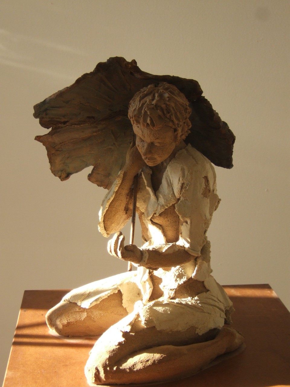 Aricia, sculpture femme, grès - collection provée