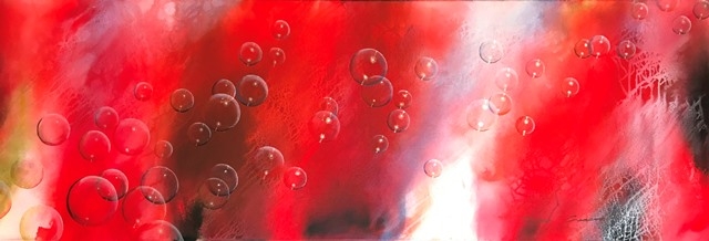 Leichtigkeit im Sein      150x50    Acryl auf Leinwand