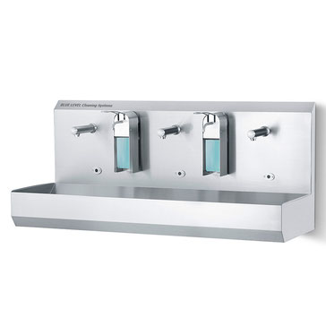 Lavabo en acier inoxydable mur anti éclaboussures