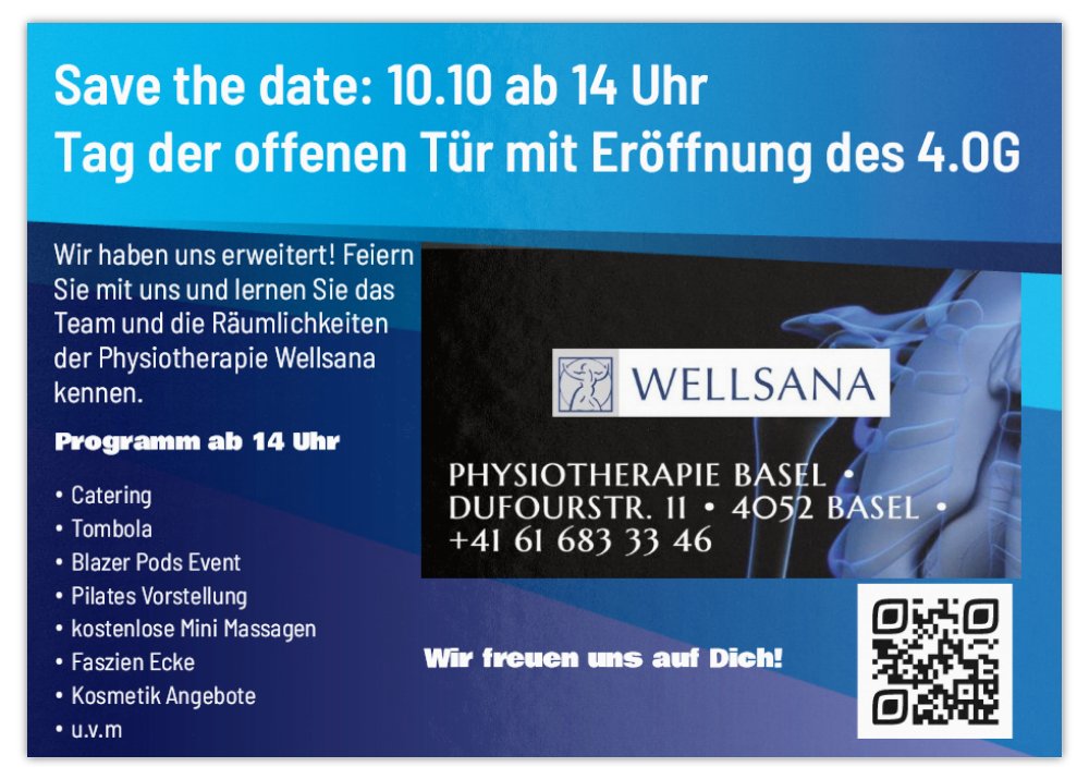 Tag der offenen Tür bei Wellsana