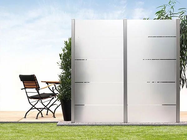 Glas satiniert Blockdesign