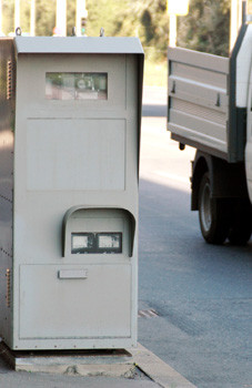 Radaratrappe, Fotoausbelichtung, Polystyrol, Outdoor