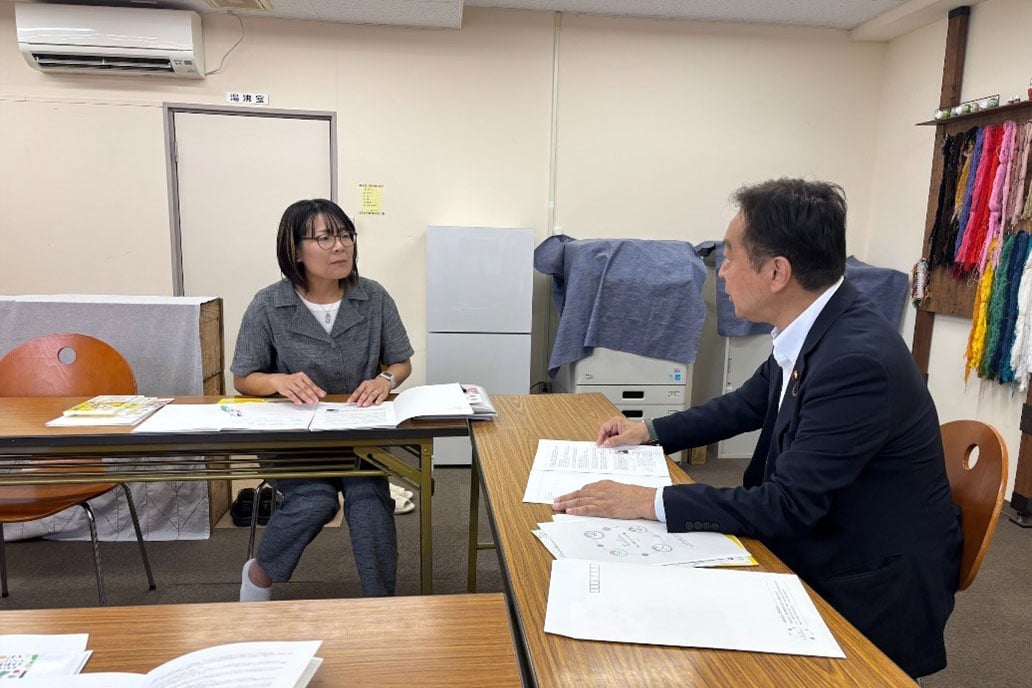 輿水復興副大臣の福島県訪問（令和７年８月28日）