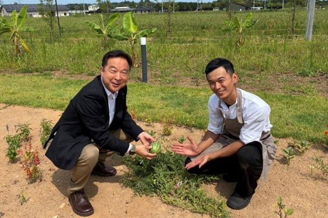輿水復興副大臣の福島県訪問（令和７年８月22日）