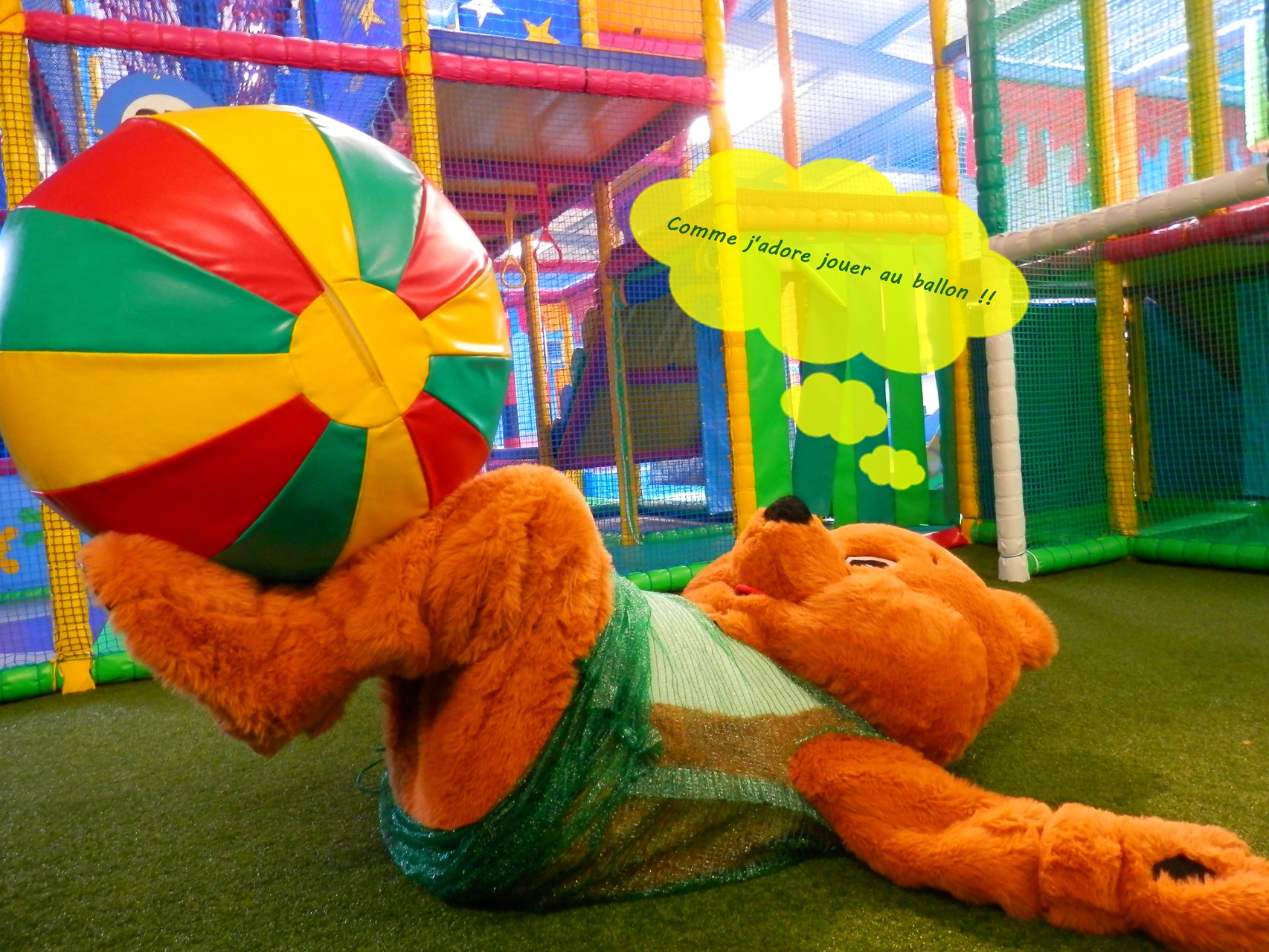 J'adore jouer au ballon
