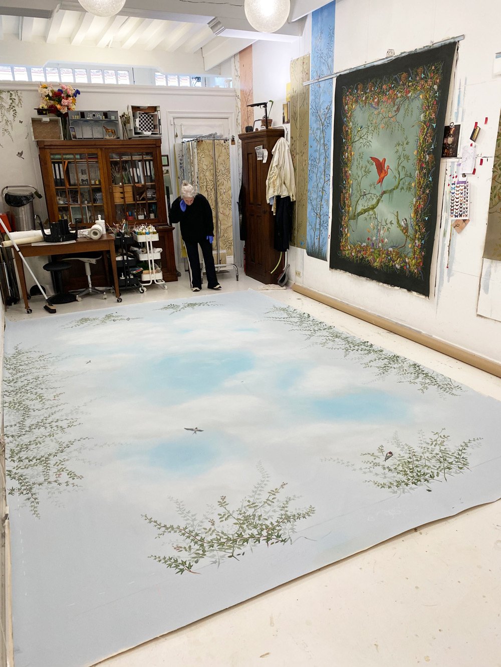 Het afhalen van het plafond was een lastig moment, heel langzaam en voorzichtig is het werk opgerold