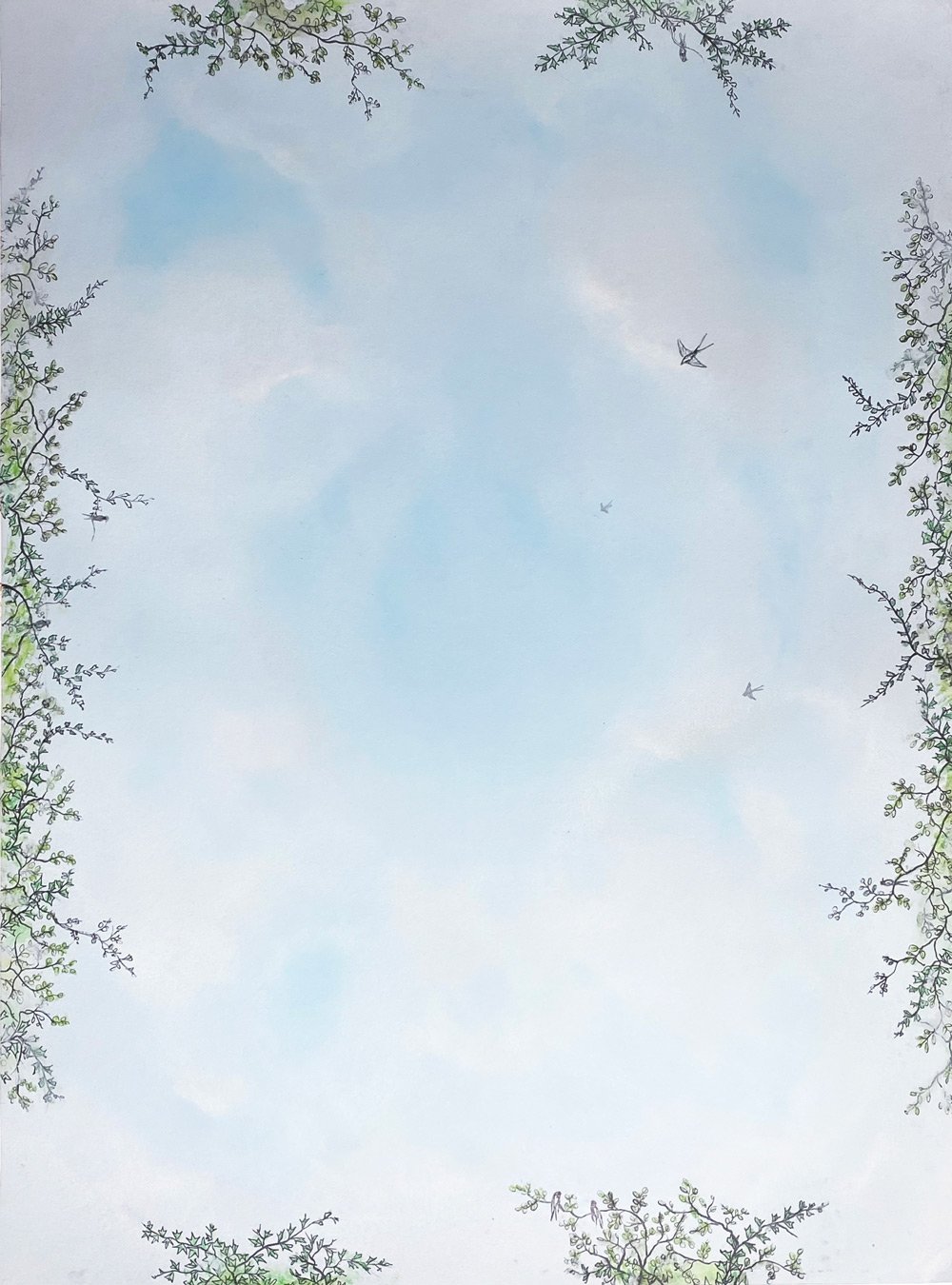 Goedgekeurde schets van het plafond