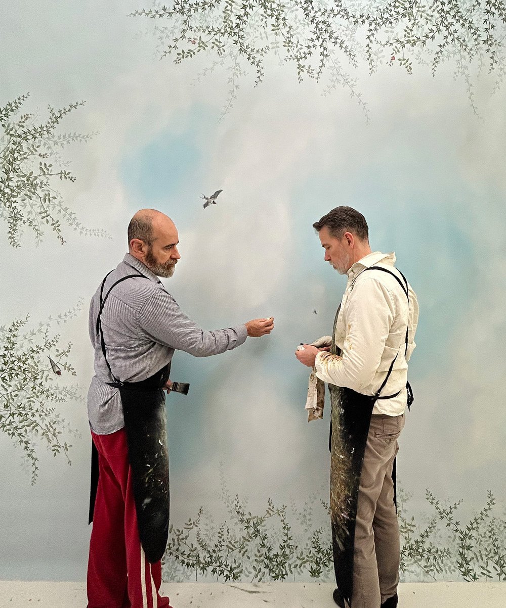 Marcelo en Jaap aan het werk