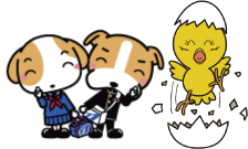 初売りたくさんのご来店ありがとうございます。＞なんとうキャラクター