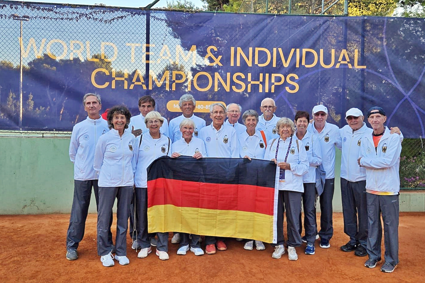 Renate Nadge (1. TC Magdeburg) glänzt bei den World Tennis Team & Individual Championships 2025