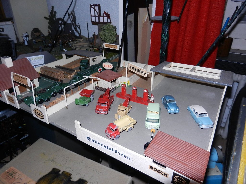 Lesney Metallautos inkl. Garage