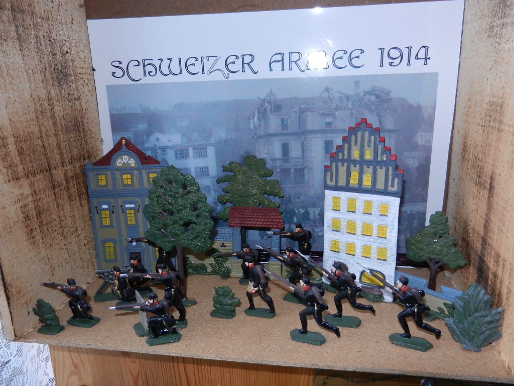 Zinnsoldaten Schweizer Armee um 1890