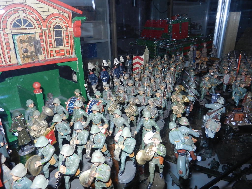 Elastolin Soldatenzug ca. 1940