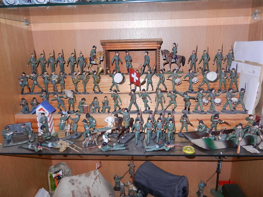 Elastolinsoldaten Schweizer Armee ab 1960