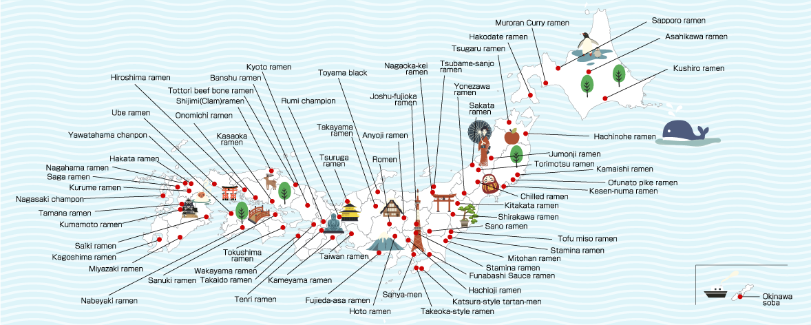 Ramen Map Japon