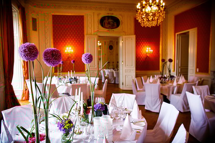 Hochzeitsdekoration Villa Rothschild
