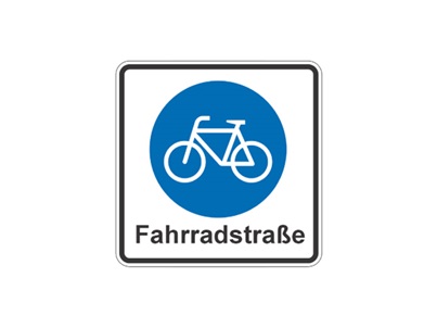 Zeichen 244.1 - Beginn einer Fahrradstraße