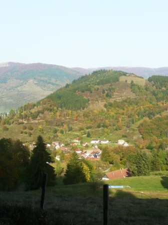 Vue sur le village de storckensohn