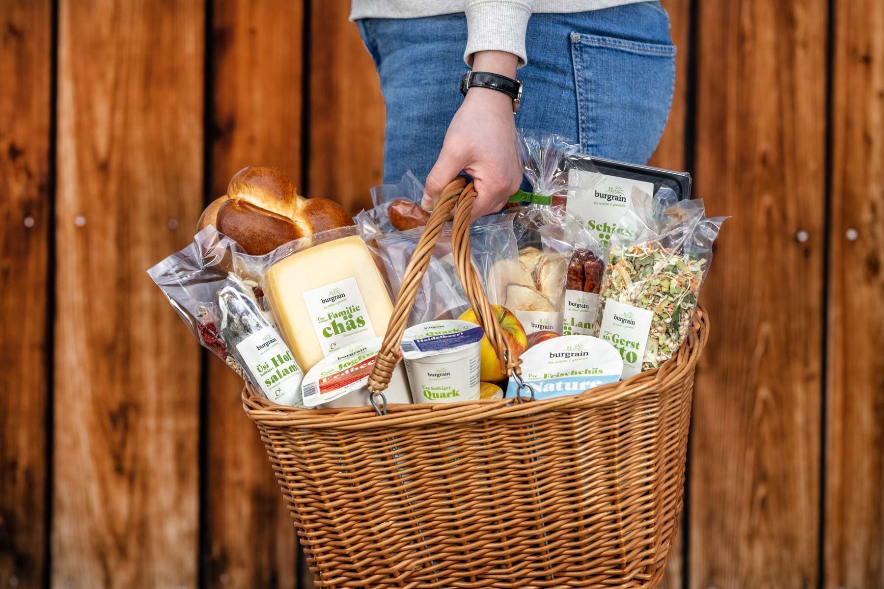 Rebranding Burgrain-Produkte