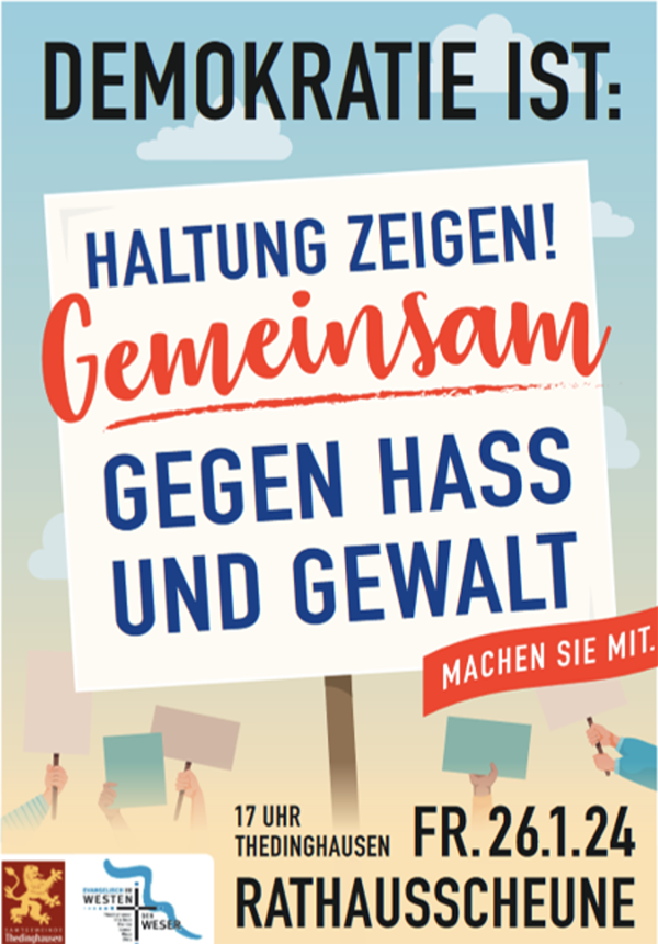 Kundgebung für Demokratie