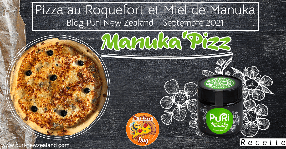Pizza au Roquefort et Miel de Manuka