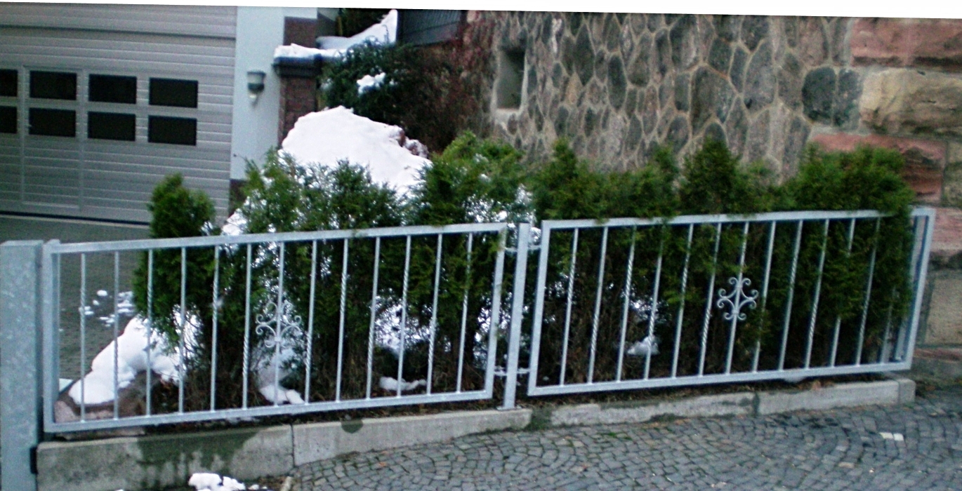 Schmiedeeisenzaun feuerverzinkt