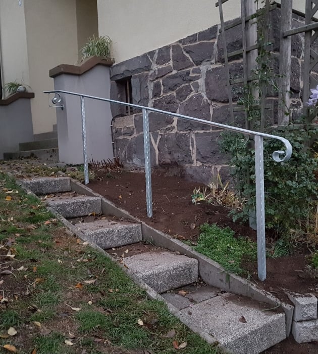 Feuerverzinktes Schmiedeeisengeländer