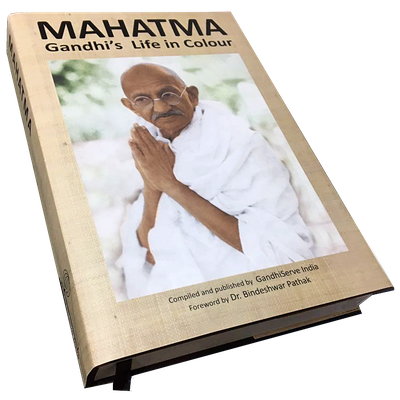Photo biography MAHATMA - Gandhi's Life in Colour (Ghandi).