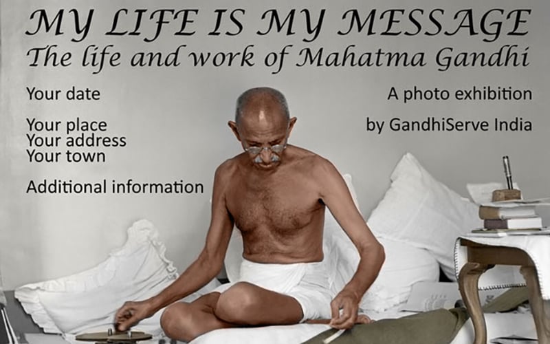 Photo exhibition MY LIFE IS MY MESSAGE