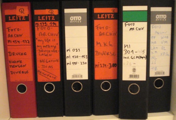 46 lever-arch files with c. 4600 modern prints and 1000 repro-negatives of Mahatma Gandhi from various sources