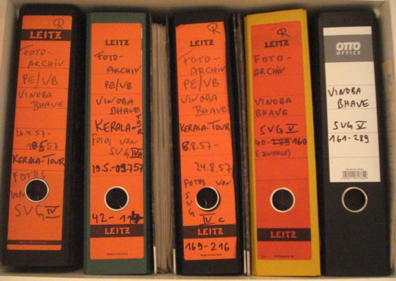 46 lever-arch files with c. 4600 modern prints and 1000 repro-negatives of Mahatma Gandhi from various sources