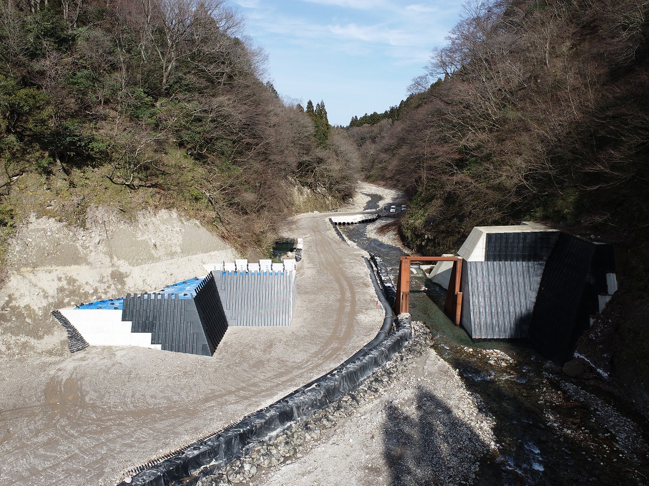 加勢蛇川砂防堰堤(鳥取県琴浦町)