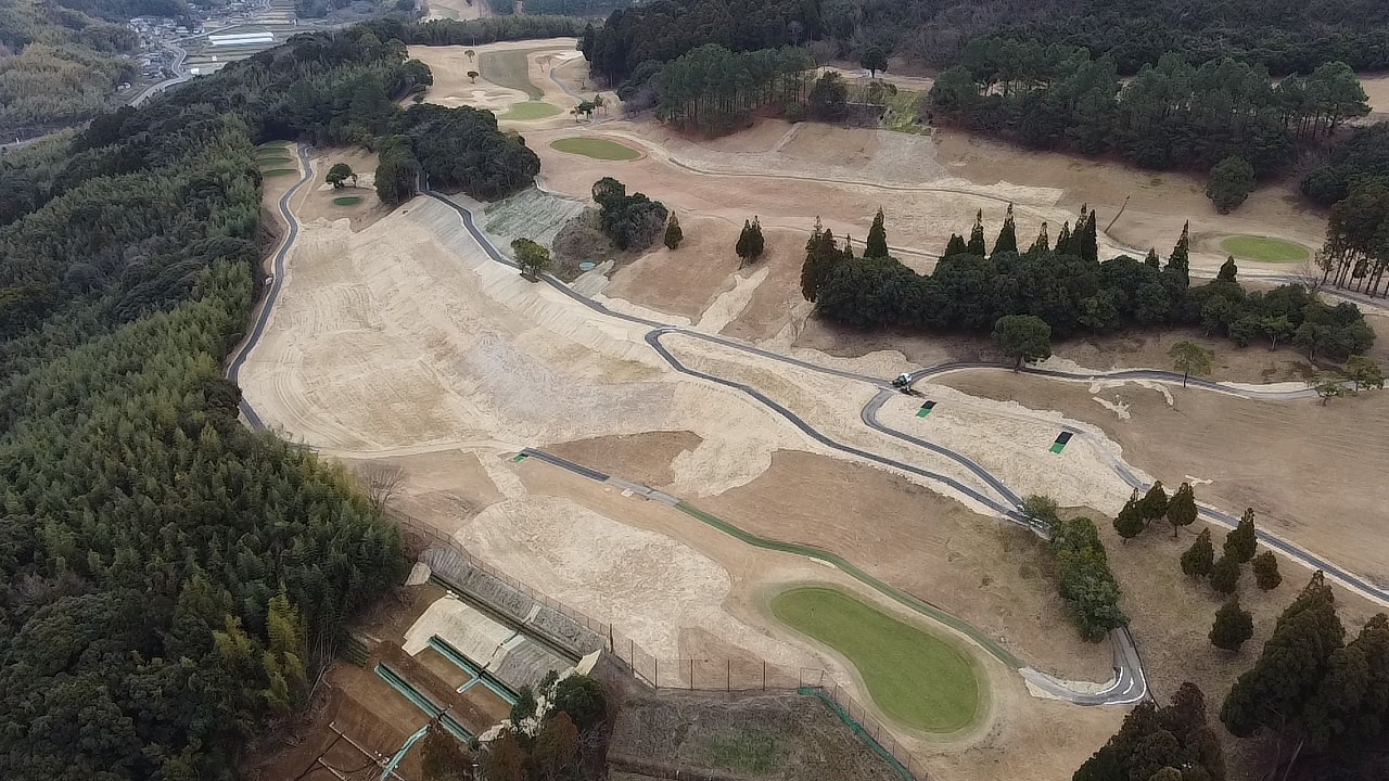 花祭GCコース改造(佐賀県江北町)