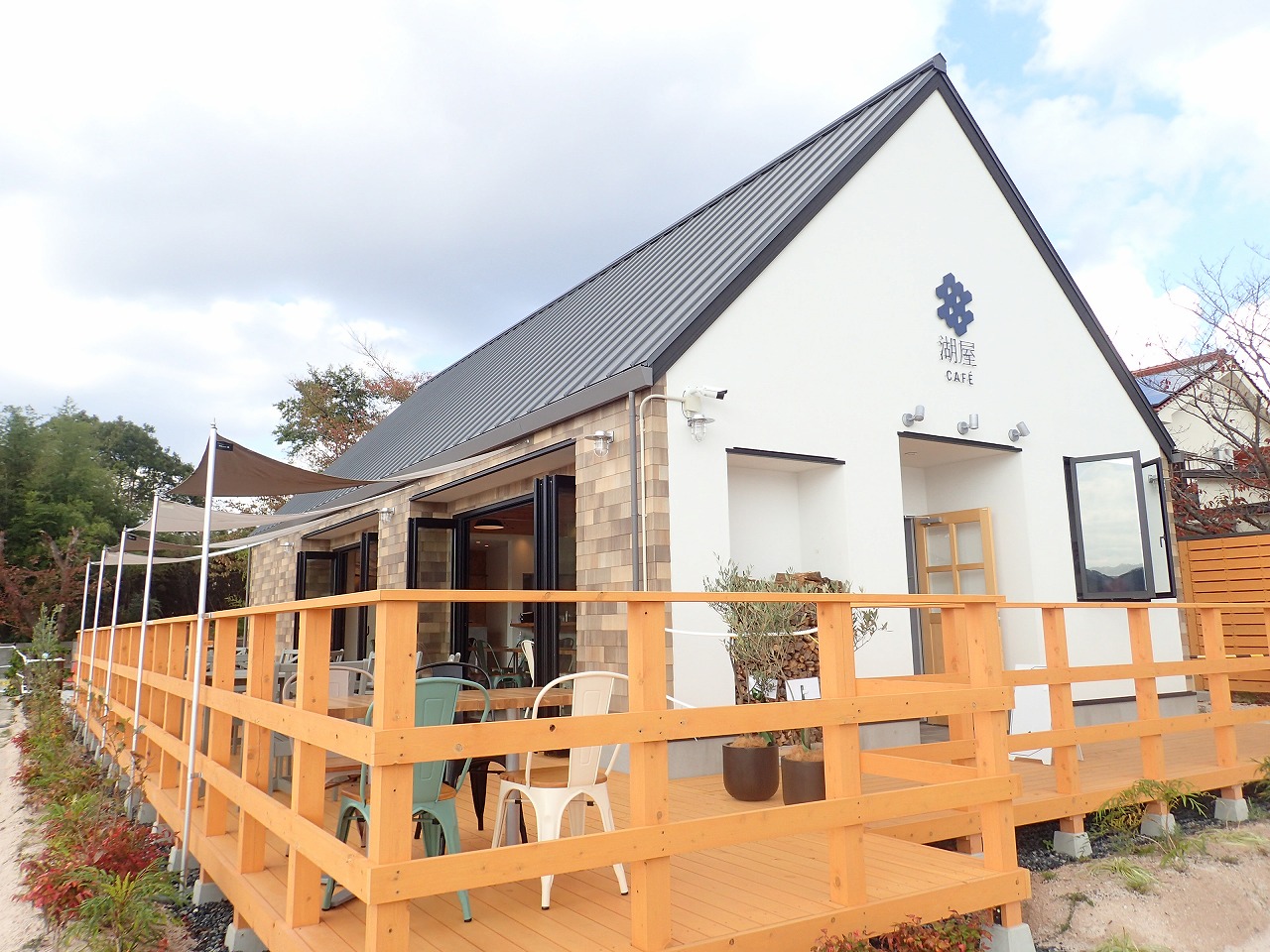 カフェレスト外観(鳥取県湯梨浜町)