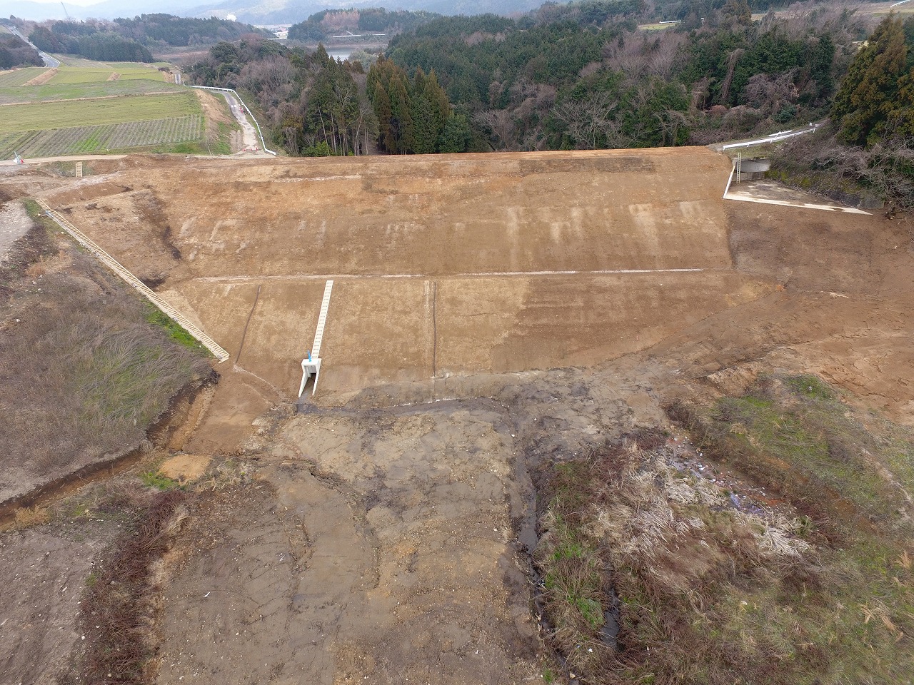 天神野地区地域ため池改修(鳥取県倉吉市)