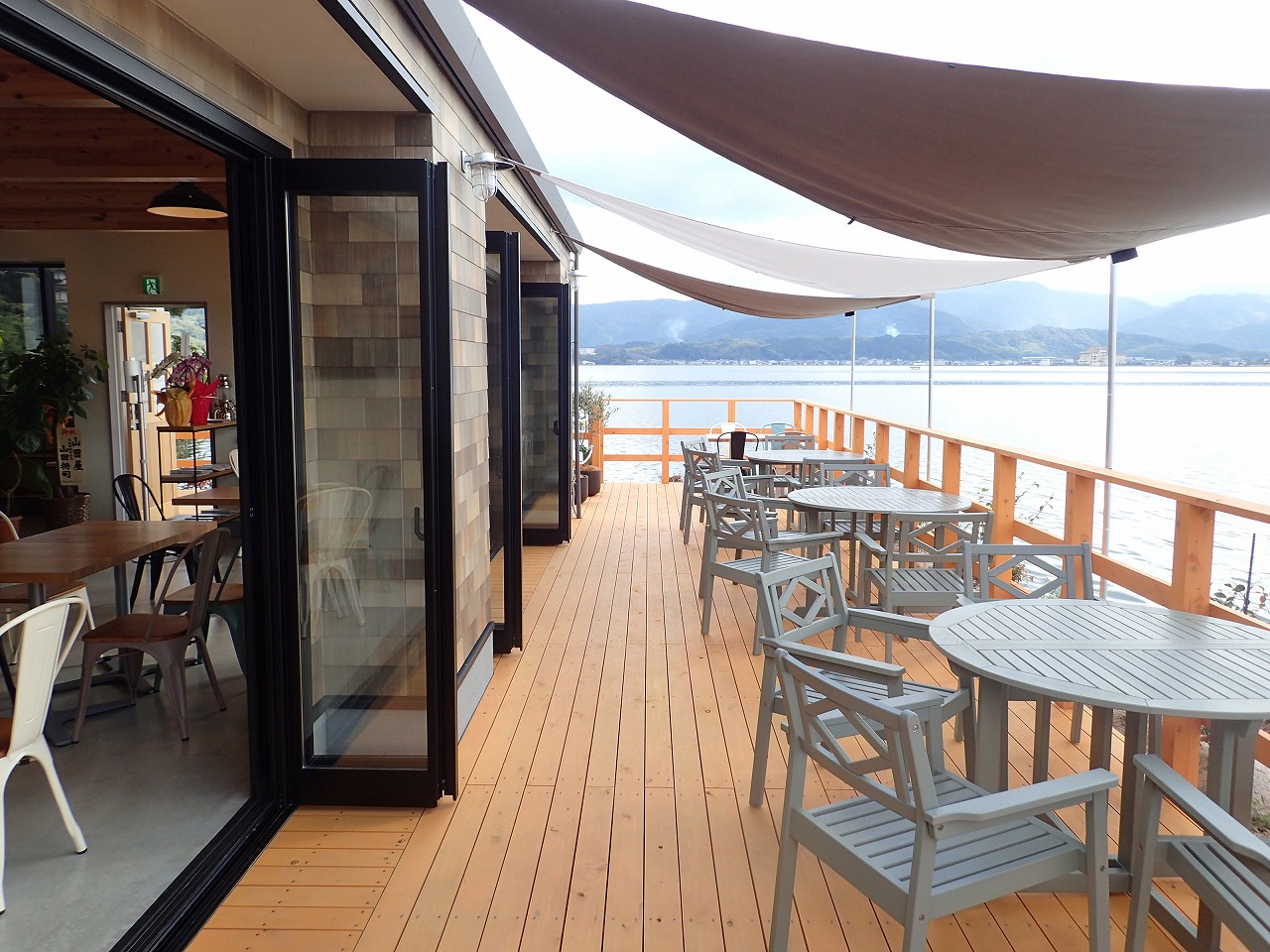 カフェレストデッキ(鳥取県湯梨浜町)