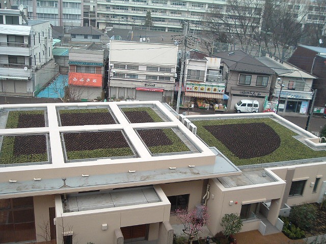 URサンヴァリエ桜堤屋上緑化(東京都武蔵野市)