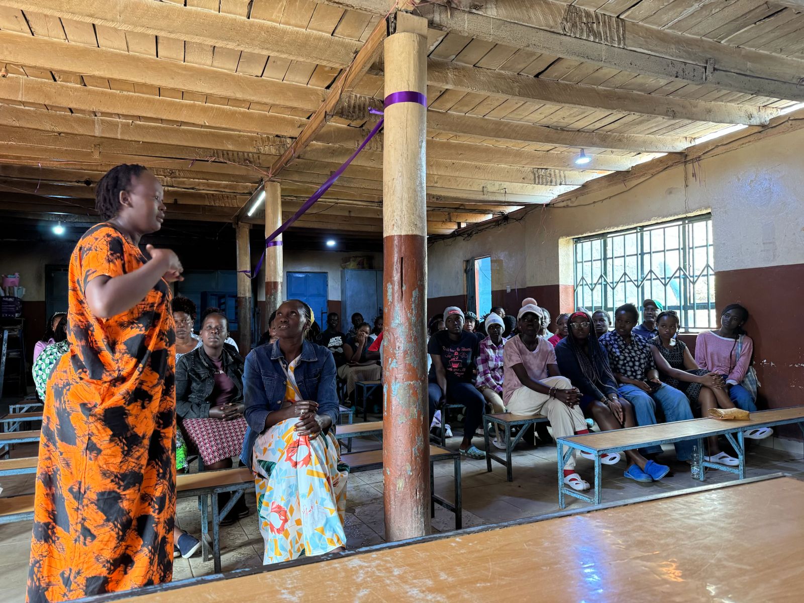 Treffen mit geförderten Schülern und Eltern